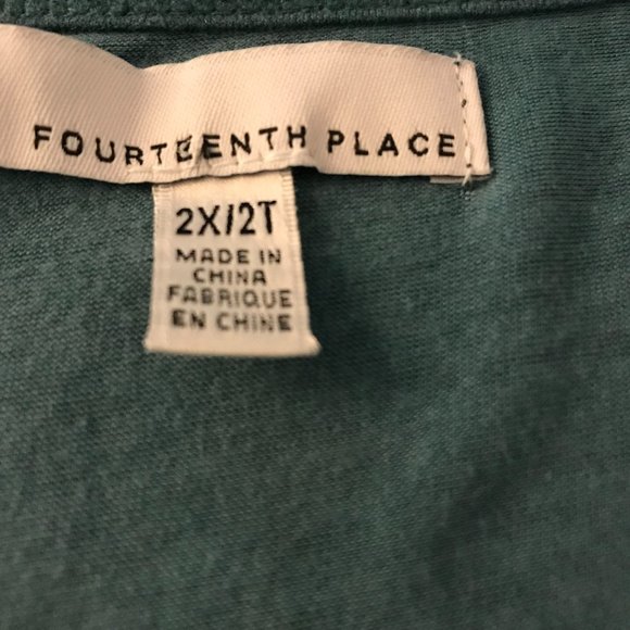Fourteenth Place Women's  Tunic Top Size 2XX - Picture 10 of 10